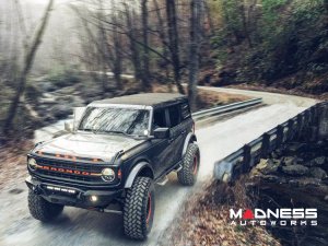 Ford Bronco Front Bumper - Steel Bender - Textured Black - Havoc 